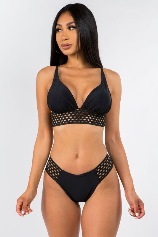 Sexy Deep V Bikini Set S1-M1-L1 3pcs 1 Pack