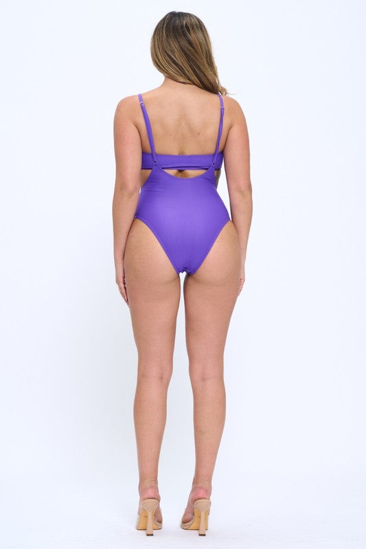 Tummy Control Bandeau Top Two-Piece Swimwear S1-M1-L1 3pcs 1 Pack