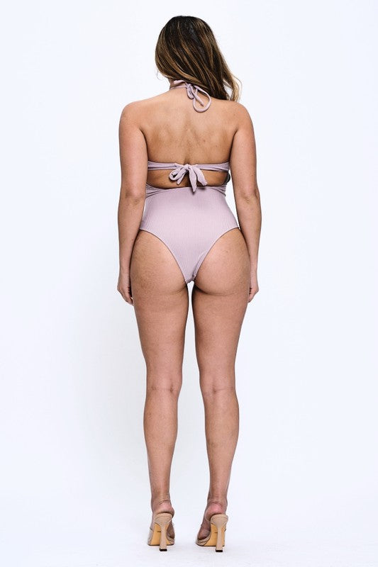 Sultry Cutout One-Piece Swimsuit S1-M1-L1 3pcs 1 pack
