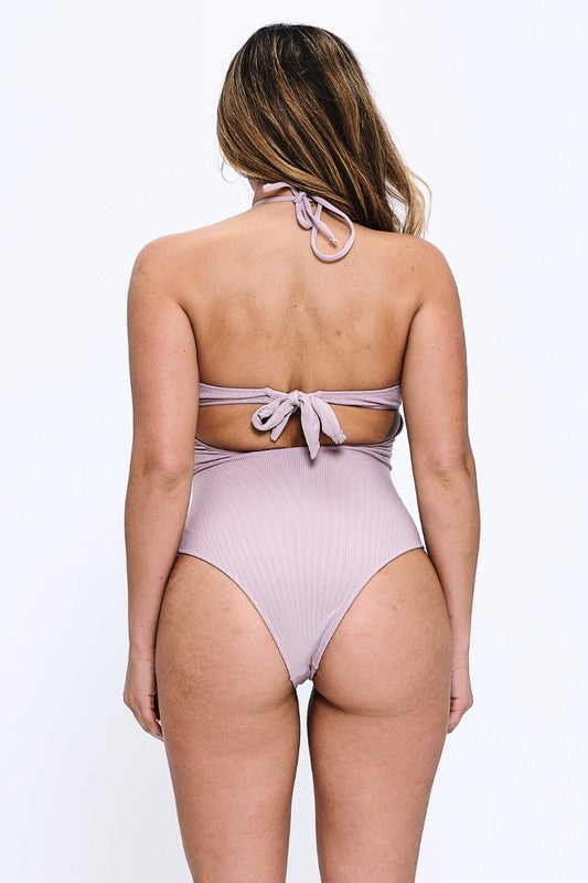 Sultry Cutout One-Piece Swimsuit S1-M1-L1 3pcs 1 pack