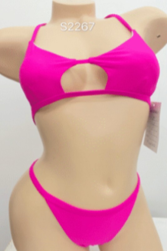 Azure Allure Cutout Bikini Set S1-M1-L1 3pcs 1 Pack