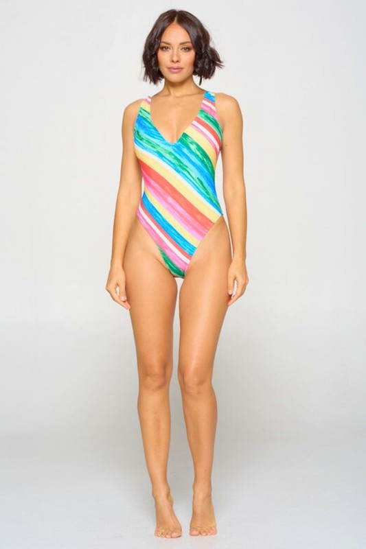 Sunset Strokes One-Piece Swimsuit S1-M1-L1- 3pcs 1 Pack