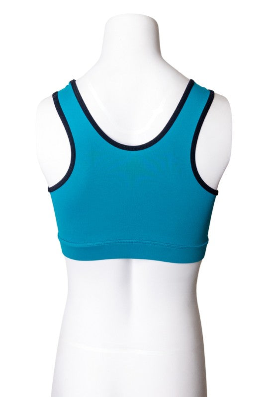 Strappy Back Mesh V-neck Bra Top S2-M2-L2 6 pcs 1 pack