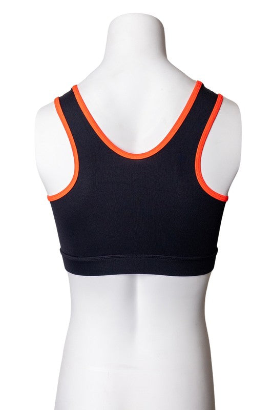 Strappy Back Mesh V-neck Bra Top S2-M2-L2 6 pcs 1 pack