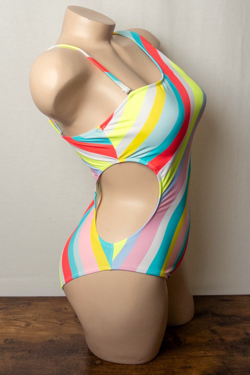 Cute Rainbow Print One Piece S1-M1-L1 3 pcs 1 pack