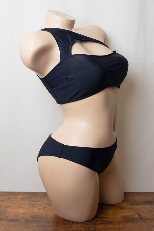 Midnight Cutout Bikini Set S-M-L 3 pcs 1 pack