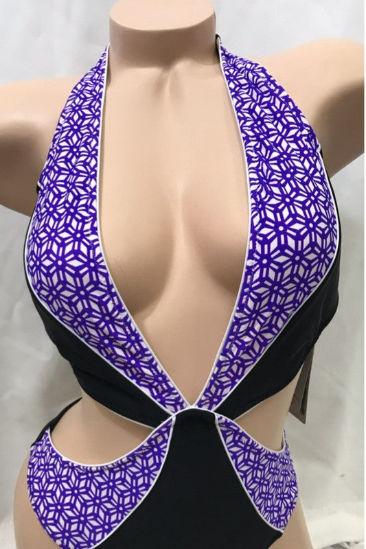Wild Glam Cutout Monokini S-M-L 3 pcs 1 pack