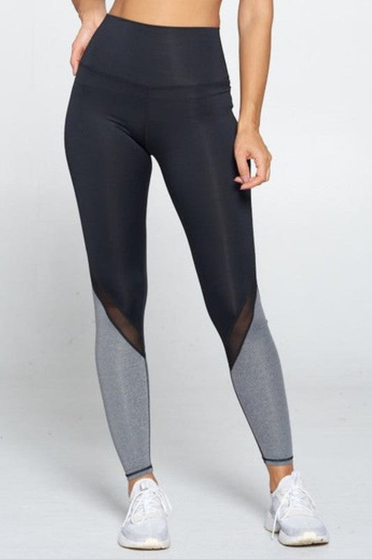 Shadow Mesh Panel Leggings S2-M2-L2 6 pcs 1 pack
