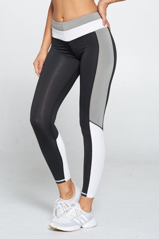 Monotone Color Blocked Legging