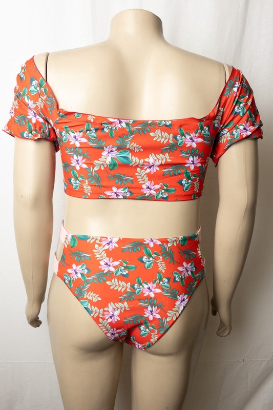 Vintage Bloom Plus Size Bikini Set 4 pcs pack