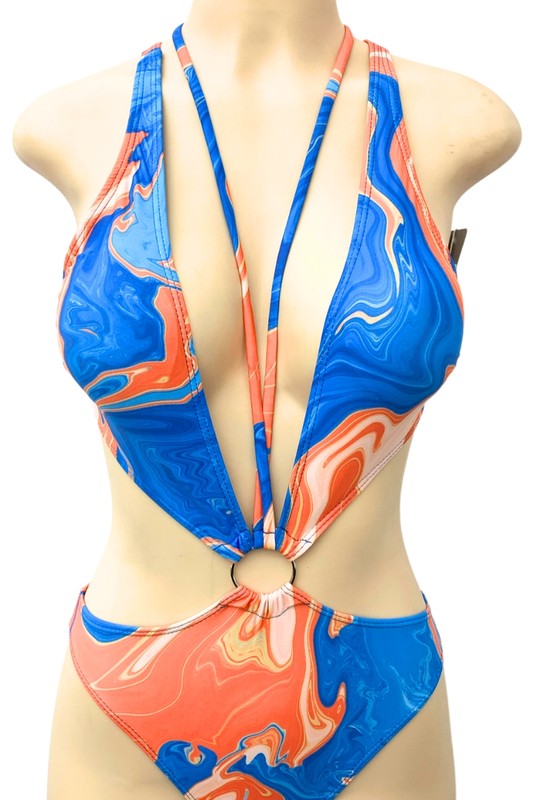 Liquid Mix Color Center Ring Monokini S1-M1-L1 3pcs 1 Pack