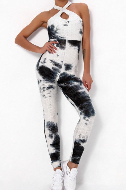 Tie-Dye Power Sculpt Jumpsuit S1-M1-L1-XL1 4 pcs 1 pack