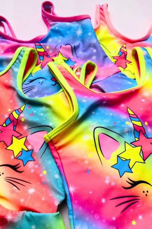 Magical Meow-unicorn Swim Dress 6 pcs pack