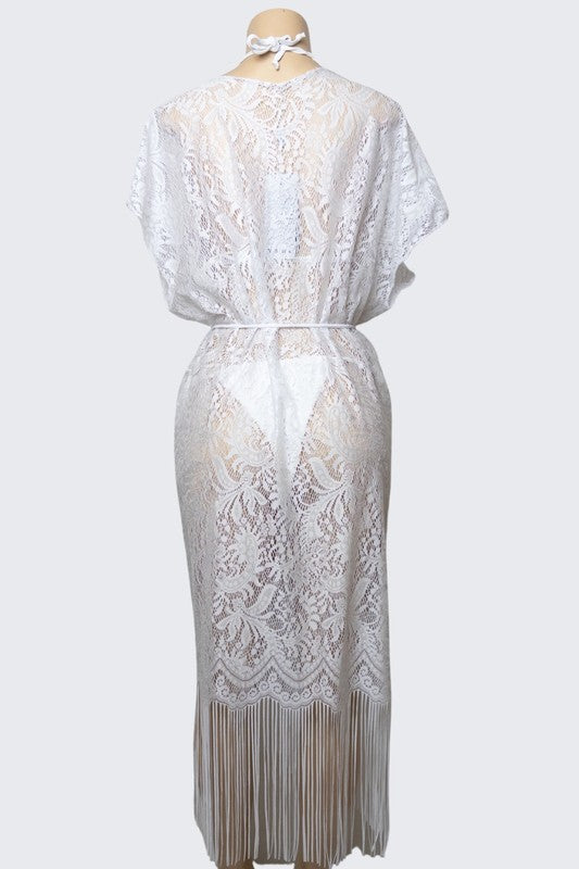 Lace Fringed Breeze Cover-Up S1-M1-L1 3 pcs 1 pack