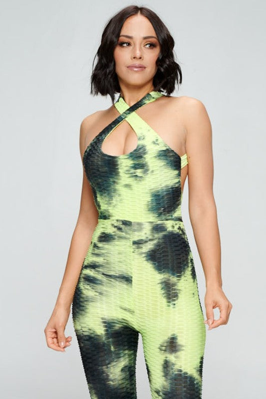 Tie-Dye Power Sculpt Jumpsuit S1-M1-L1-XL1 4 pcs 1 pack