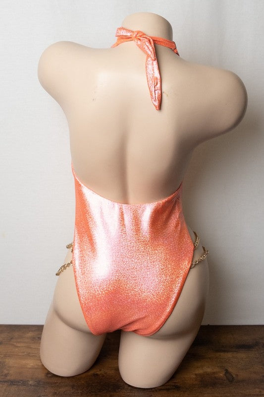 Dazzling Chain Dive Bodysuit S1-M1-L1 3 pcs 1 pack