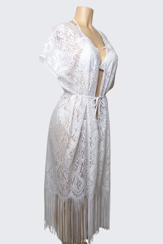 Lace Fringed Breeze Cover-Up S1-M1-L1 3 pcs 1 pack