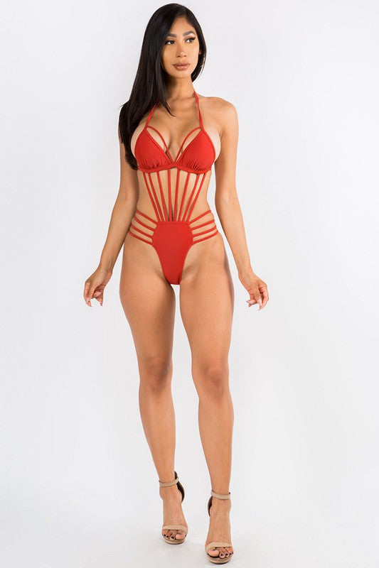 Multi Strap Triangle Cover Monokini S1-M1-L1 3 pcs 1 pack