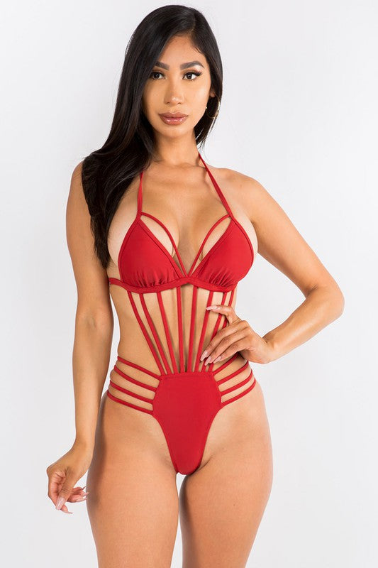 Multi Strap Triangle Cover Monokini S2-M2-L2 6pcs 1 Pack