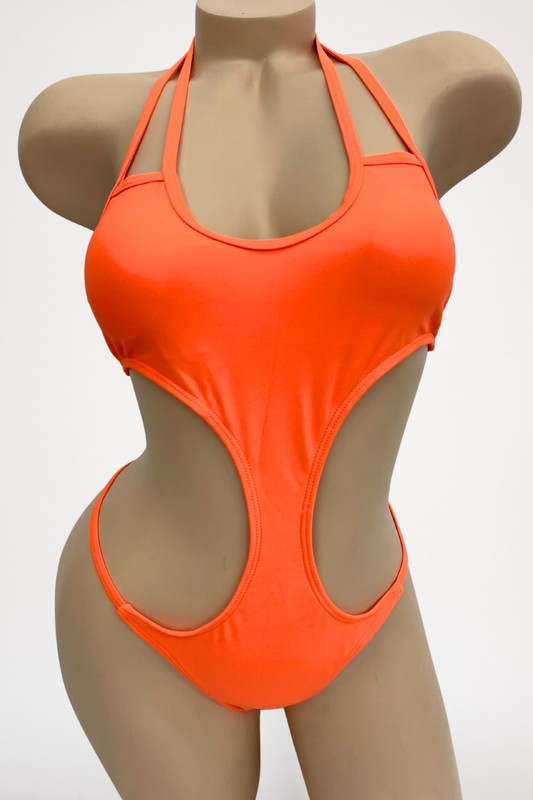 Seductive Waist Cut-Out Monokini S1-M1-L1 3pcs 1 Pack