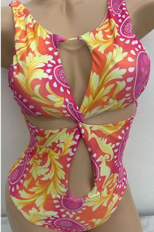 Center Cross Twisted Paisley Swimwear S1-M1-L1 3pcs 1 Pack