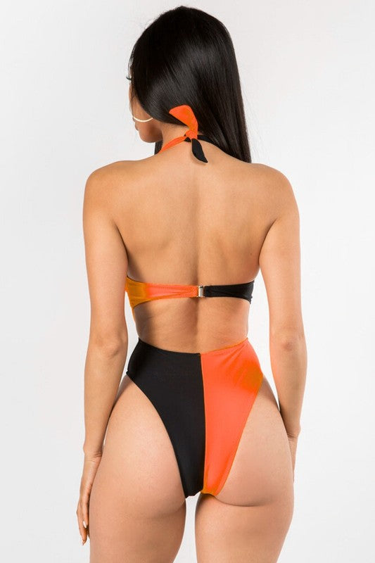 Color Cross Cutout Swimsuit S1-M1-L1 3 pcs 1 pack (Copy)