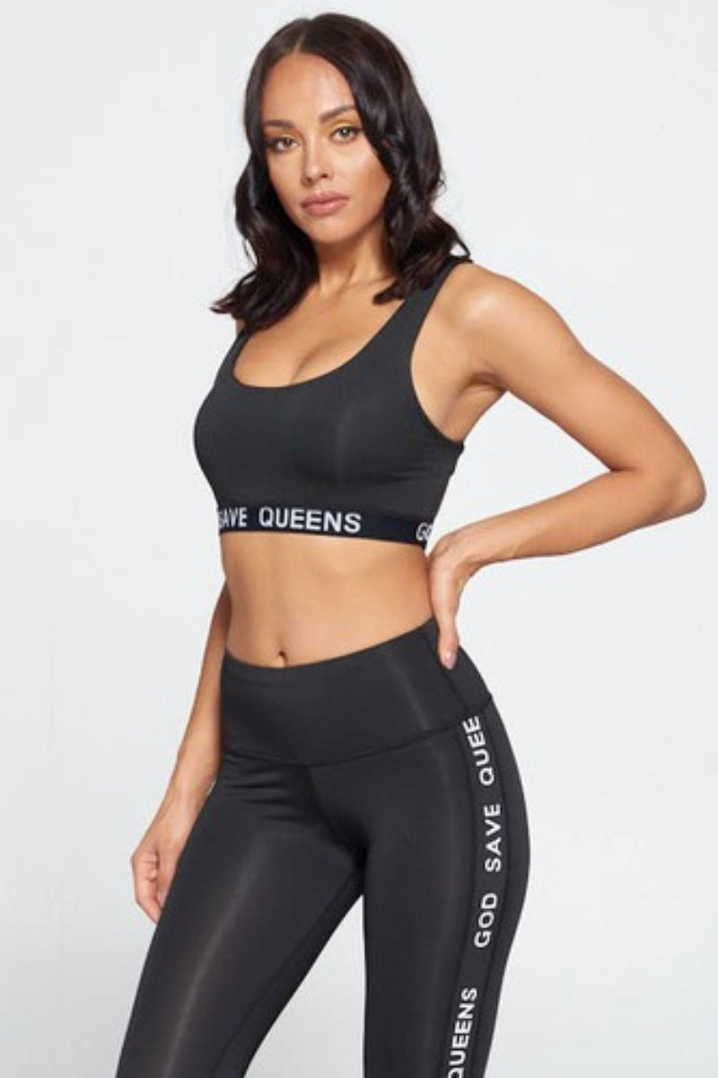 Wide Strap Open Back Yoga Set S1-M1-L1 3 pcs 1 pack