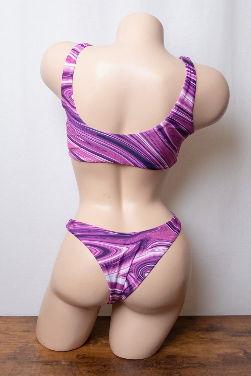 Vivid Swirl One Piece Monokini S1-M1-L1 3 pcs 1 pack