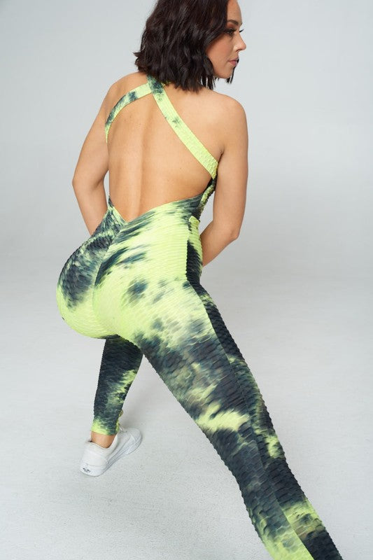 Tie-Dye Power Sculpt Jumpsuit S1-M1-L1-XL1 4 pcs 1 pack