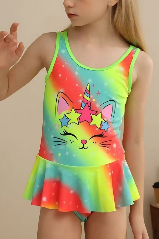 Magical Meow-unicorn Swim Dress 6 pcs pack