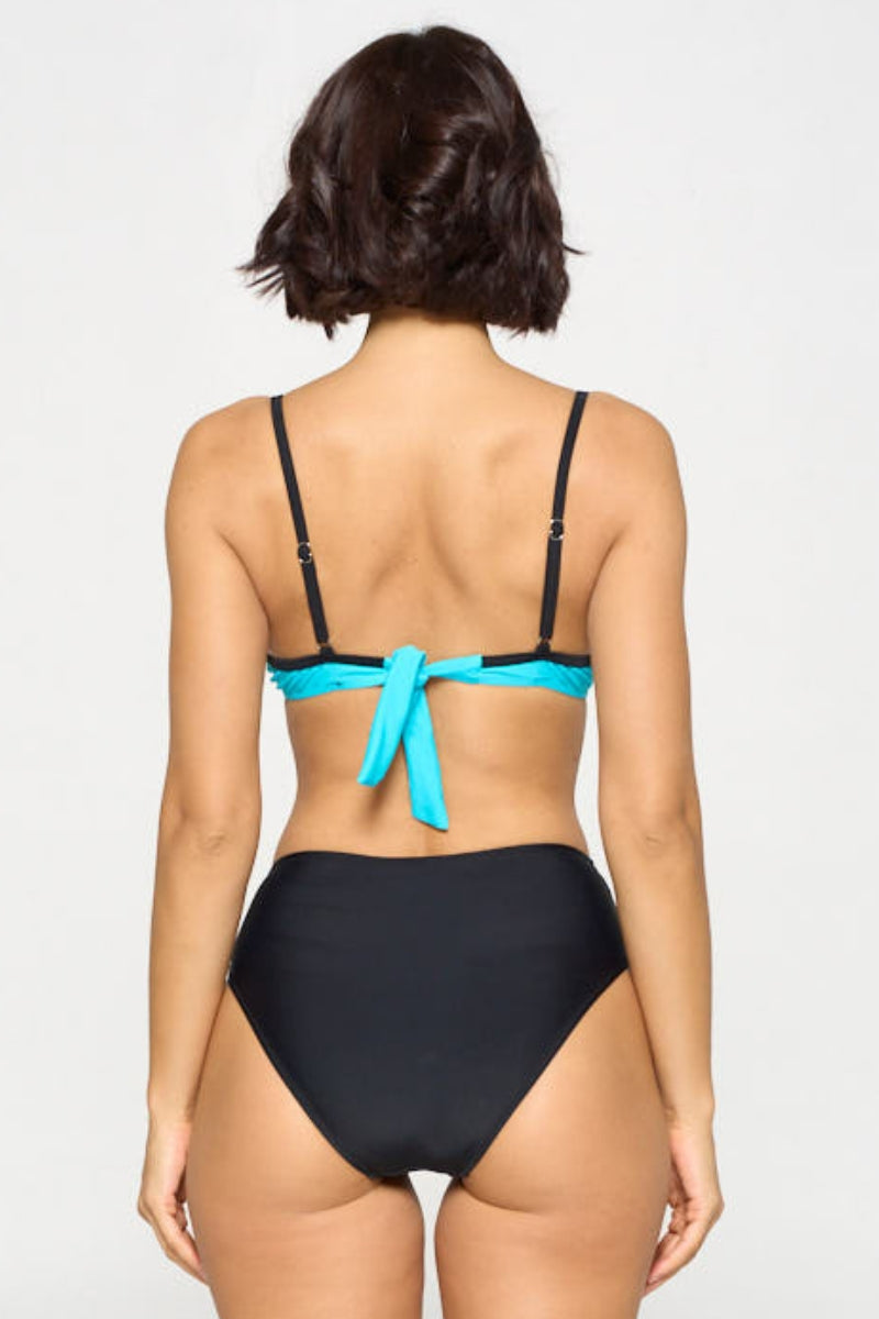 Solid Stripe Mix Active Bikini Set S2-M2-L2 6 pcs 1 pack